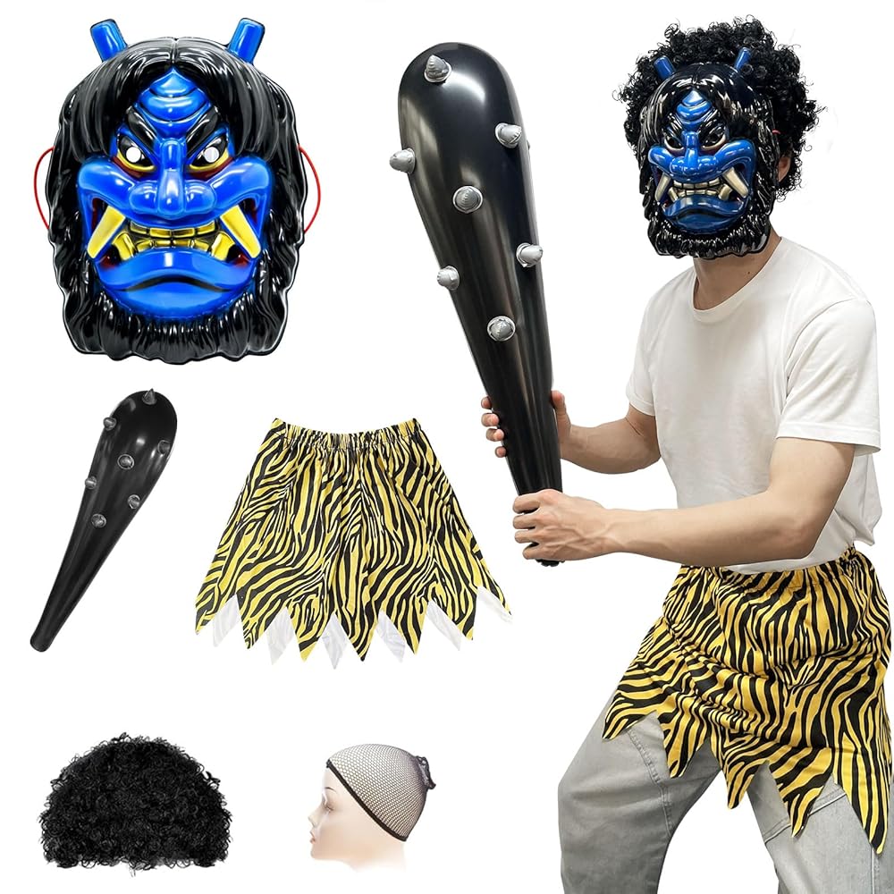 アルバム飾り　節分　鬼　オーダー受付中( ＾∀＾) Amazon.co.jp: [DECEED] 節分 鬼 コスプレ 5点セット なまはげの